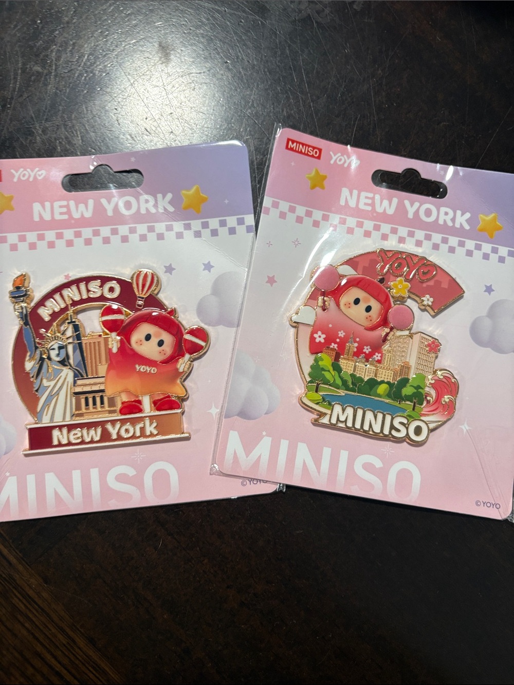 MINISO New York ⭐️YOYO ⭐️ Art Exhibition limited edition magnets (bundle of 2)